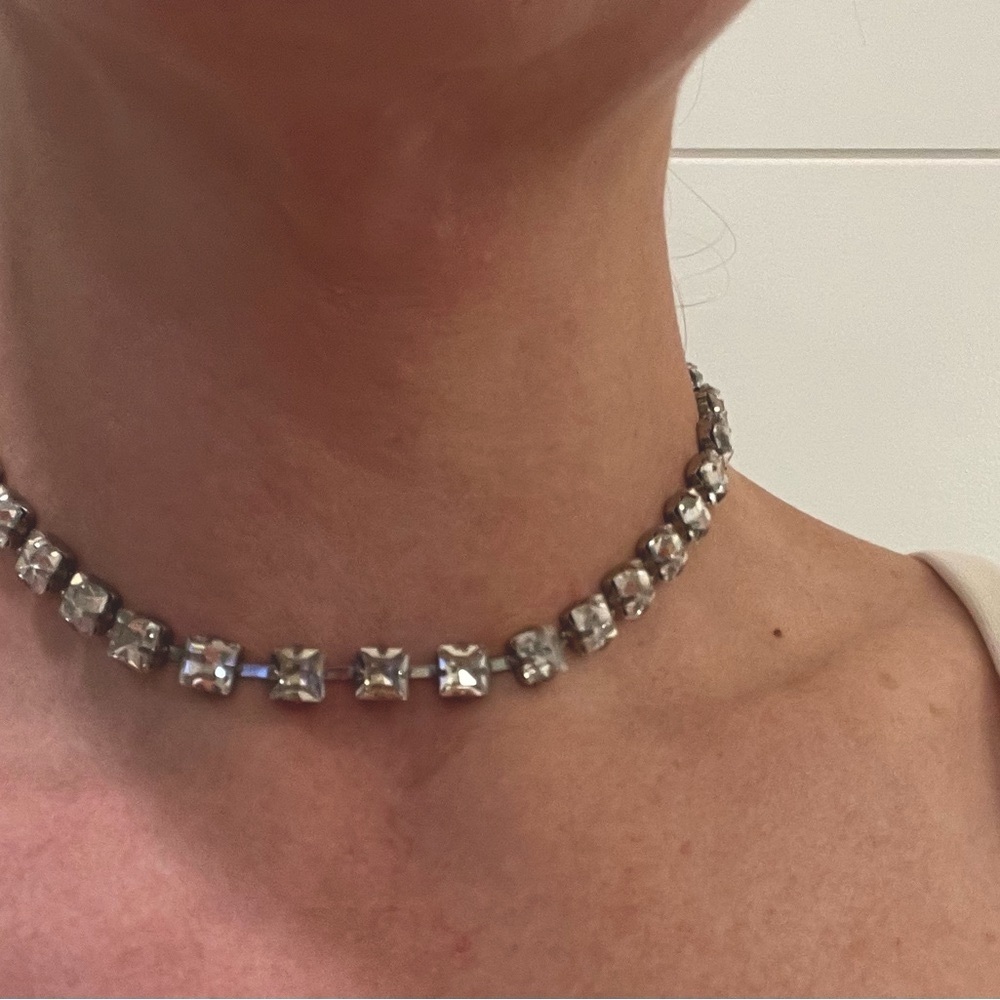 Rhinestone Choker Necklace